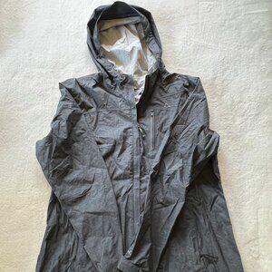 Paradox Windbreaker Rainshell in gray women's XL - NWOT
